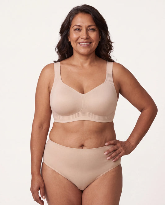 Brasier: Soporte Total Sin Varilla — Efecto Silueta