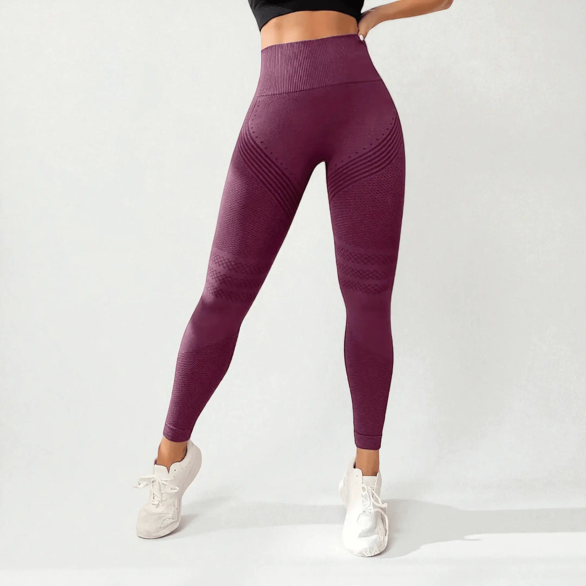 Leggings 3D - Rojo Oscuro