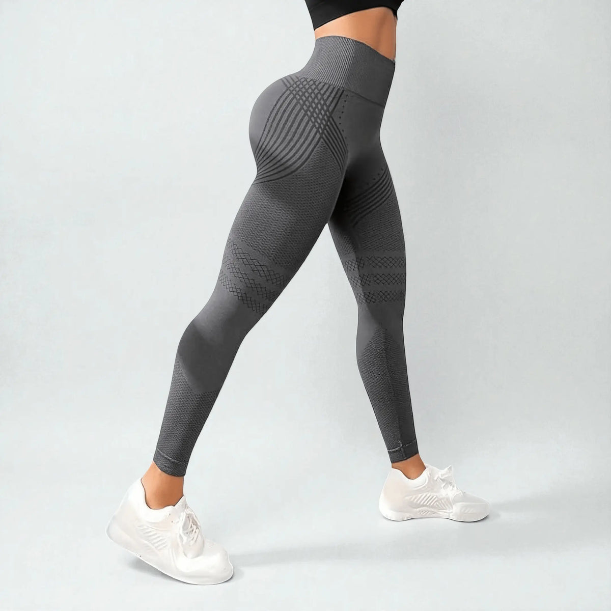 Leggings 3D - Gris Perla